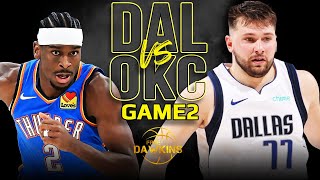 Dallas Mavericks vs OKC Thunder Game 2 Full Highlights  2024 WCSF  FreeDawkins [upl. by Kimbell497]