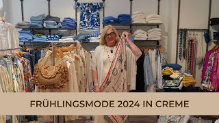 Frühlingsmode 2024 in Creme mit Jutta Nestler [upl. by Nebe388]