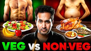 VEG vs NON VEG  Who is STRONGER amp will LIVE MORE [upl. by Rizas]