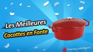 ✅ Les Meilleures Cocottes en Fonte  Comparatif [upl. by Esilec]