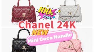 Chanel 24K New Mini Coco Handle [upl. by Anin104]