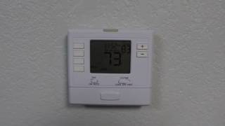 Program Your T705 Programmable Thermostat [upl. by Elsie]