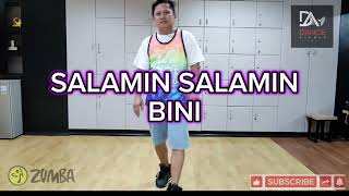 SALAMIN SALAMIN  BINI  PPOP  ZUMBA FITNESS  ZIN DARWIN CHOREOGRAPHY [upl. by Ittak]