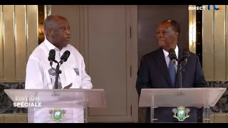 Laurent Gbagbo et Alassane Ouattara débat sur la liste électorale [upl. by Woolson]