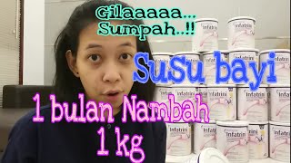 SUSU PENAMBAH BERAT BADAN BAYI TINGGI KALORI  INFATRINI [upl. by Sillyrama268]