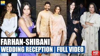 Farhan AkhtarShibani Dandekars Wedding Reception Bash  Rhea Chakraborty Anusha Dandekar Ritesh [upl. by Eycal]