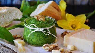 Receta como preparar pesto  fácil y rápido  Cocinando con Pamela  Episodio 50 [upl. by Sivek]