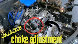 Quick and Easy Choke adjustment on your Carburetor [upl. by Ifar]