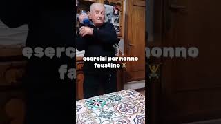 esercizi per nonno faustino carlettolife nonnofaustino allenamento [upl. by Namien]