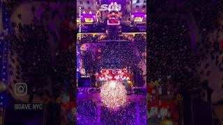 Huge crowd watches Rockefeller tree lights switched on in New York [upl. by Yrallam]