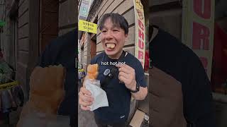 Trying traditional churros in Cusco Peru churro food cusco [upl. by Harlin]