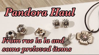 Pandora Haul from rue la la and some preloved items [upl. by Tubb130]