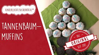 Rezept für Weihnachten  Tannenbaum aus Muffins [upl. by Enylcaj]