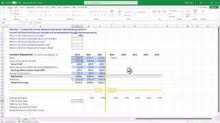 Pro Forma 1 Simple Forecasting of Income Statement [upl. by Petra71]