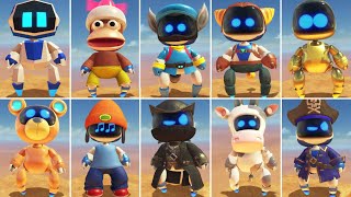 Astro Bot  All Costumes amp Playable Characters [upl. by Kele197]