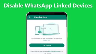 How to Disable WhatsApp Linked Devices and Secure Your Whatsapp Account  Howtosolveit [upl. by Eignat]