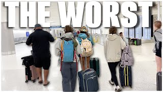 The WORST Travel DAY 😭😡😳  VLOG1823 [upl. by Esemaj243]