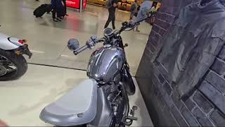 Jawa bike models dispalyed delhiairport jawabikes jawabobber jawa42 yezdi [upl. by Elehcim14]