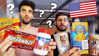 JE TESTE DES SNACKS AMERICAINS AVEC 1 AMERICAIN feat LivingBobby [upl. by Angele]