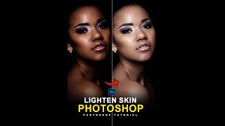 Just 30 Sec Make a Lighten Skin in Photoshop  Photoshop shorts Tutorial [upl. by Anoyet]