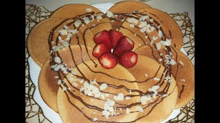 les meilleurs pancakesrecette simple et facile senza farina [upl. by Steffin]