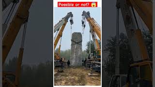 Giant stone lifting machinical engineering [upl. by Sivatnod]