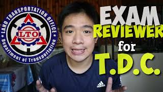 LTO TDC EXAM REVIEWER  STUDENT PERMIT  TAGALOG  UPDATED  Wander J [upl. by Lori]