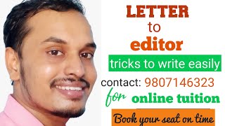 Lettor to Editorlearn easy tricks to writeclass12 [upl. by Petit861]