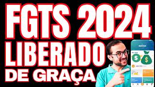 SAQUE TOTAL DO FGTS 2024 LIBERADO  COMO SACAR TODO FGTS NO SAQUE ANIVERSÁRIO ANTECIPADO DE GRAÇA [upl. by Octavius]