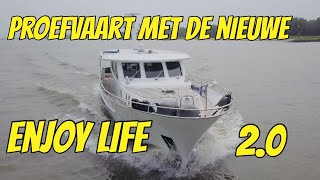 PROEFVAART  MET DE ENJOY LIFE  WAT EEN YACHT 252 YACHT VLOG [upl. by Heinrike]