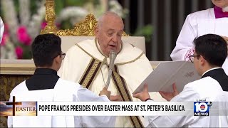 Pope Francis holds Easter Sunday mass at the Vatican [upl. by Borroff]