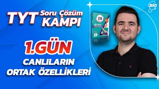 🔬Canlıların Ortak Özellikleri Soru Çözümü  21 Günde TYT Biyoloji Kampı1 9 Sınıf Biyoloji Kampı1 [upl. by Yzdnil939]