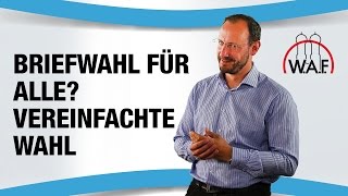 Briefwahl komplett für alle Arbeitnehmer im vereinfachten Wahlverfahren  Geht das [upl. by Eatnhoj477]