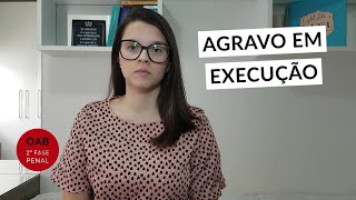 OAB 2ª fase  Agravo em execução Letícia Vilela Simões [upl. by Minne785]