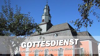 Gottesdienst am 13102024 um 10 Uhr [upl. by Ilan266]