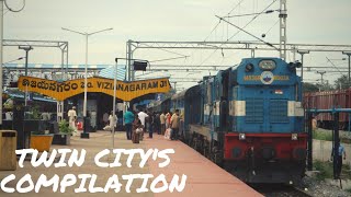 Twin Citys Vizag Vizianagaram Journey Compilation [upl. by Constantine]