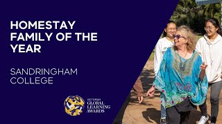 Victorian Global Learning Awards 2022  Homestay Family Commendation – Sandringham College [upl. by Devina]