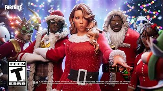 Fortnite Mariah Carey Defrosts Full Live Event [upl. by Atinus929]