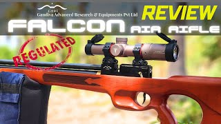 Gare Falcon Air rifle Review  Fully regulated PCP Air rifle  Accuracy Testing  Indian Air Rifles [upl. by Navap557]