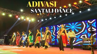 ADIVASI Santali Dance  Manzer 30  Ravenshaw University Cuttack [upl. by Lichter620]