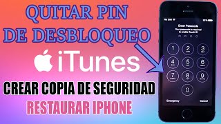 Como Quitar el PIN o Patrón de Seguridad del iPhone sin Perder los Datos  SOLUCIÓN [upl. by Comyns]