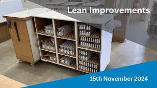 Lean Improvements 15th November 2024 [upl. by Tamarah]