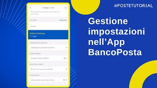 Gestione Impostazioni App BancoPosta [upl. by Fezoj]