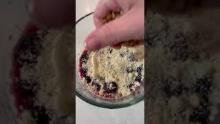 Healthy Blueberry Cobbler with NutraMedix Stevia 🫐 [upl. by Ahsiner]