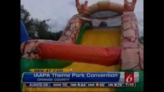 WKMG Channel 6 Orlando Previews IAAPA Attractions Expo 2012 [upl. by Halbert637]