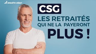 CSG  les retraités qui ne la payeront plus [upl. by Joel]