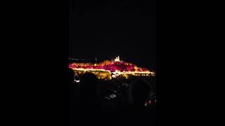 Veliko Tarnovo castle Tsarevets Light Show Bulgaria  shorts [upl. by Smeaj]