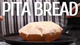 Homemade Pita Bread Recipe without yeast by Tiffin Box  Soft Pita Bread [upl. by Iahc177]