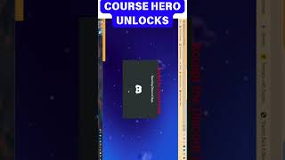 COURSE HERO UNLOCKS DISCORD [upl. by Nahn270]