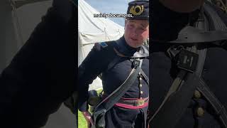 What did a lieutenant wear in the US Civil War chalkehistoryfestival [upl. by Aitnahc]